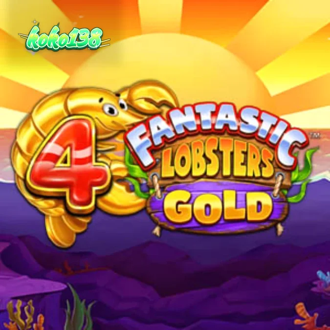 Tampilan layar slot 4 Fantastic Lobsters Gold pada perangkat mobile